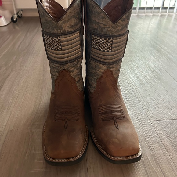 Ariat Sport Patriot Cowboy Boots - Picture 2 of 5